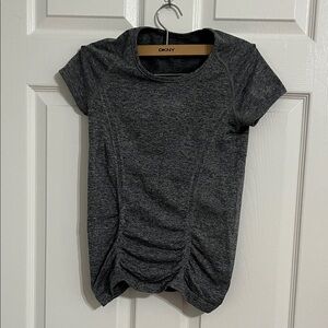Athleta Charcoal Short Sleeve Tee